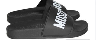 Moschino Slippers with writing on the front 74481