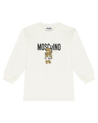 Moschino Vestina A Maniche Lunghe MDV0BN Con Stampa Teddy