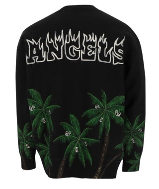 Palm Angels Rundhals-Sweatshirt PMBA065S23FLE006