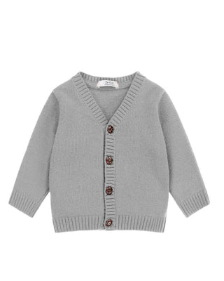 Dottor Kids Maglia Cardigan DK14 In Misto Lana