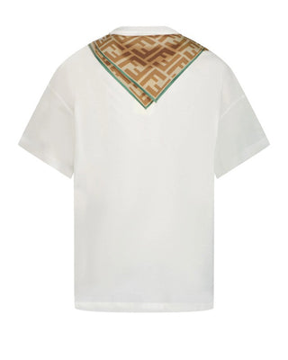 Fendi Kurzarm-T-Shirt JUI180-7AJ mit Frontdruck