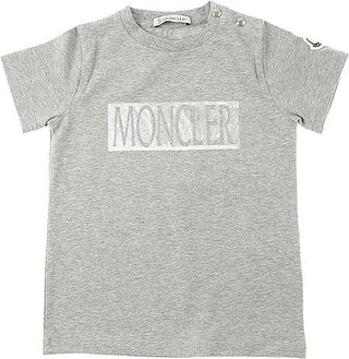 Moncler T-Shirt mit Rundhalsausschnitt und Logo F19518C71020