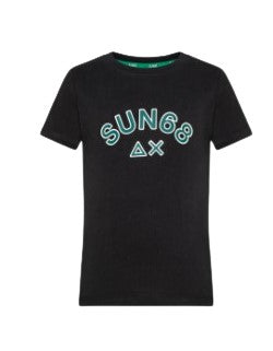 Sun68 T-shirt con logo T42308