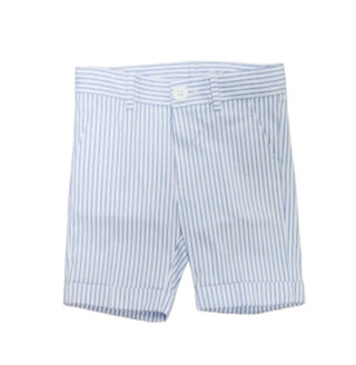 Bermuda shorts in striped cotton MC00582