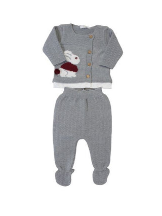 A&amp;J Two Piece Romper a&amp;j197 Newborn With Bunny