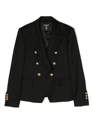 Balmain Double Breasted Jacket BS2A24