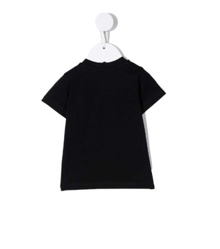 Balmain T-shirt girocollo con logo frontale 6Q8881