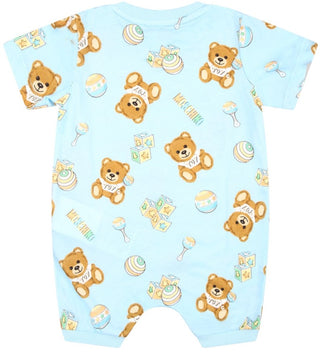 Moschino Romper TEDDY BEAR WITH CENTRAL MUSIC BOX MOY02P WITH CLIPS