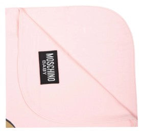 Moschino Blanket WITH PRINTED TEDDY mub00c