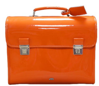 Escudama Patent Leather Briefcase Bag CATERINA