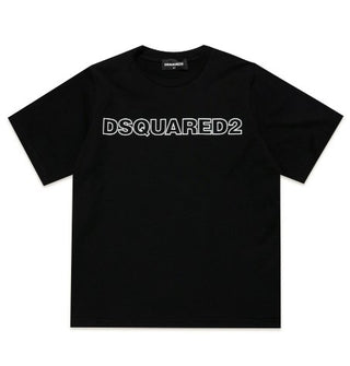 Dsquared2 T-shirt girocollo con logo stampato DQ1757-D00MV