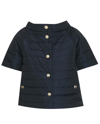 Herno GI0013G Quilted Jacket Short Sleeve For Girls