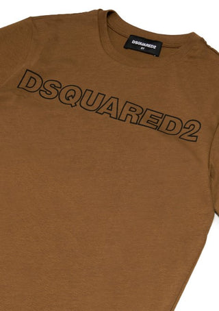 Dsquared2 T-shirt girocollo con logo stampato DQ1757-D00MV