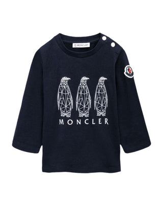 Moncler Crewneck T-shirt with front print G29518D71820