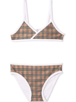 Burberry Two Piece Swimsuit in Vintage Check 8047822