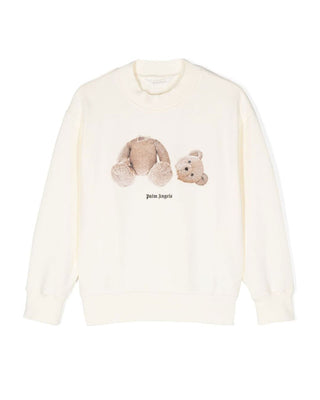 Palm Angels Bear Crewneck Sweatshirt PBBA012C99FLE0020460 In Cotton