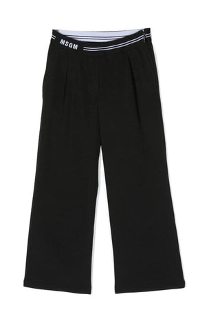 MSGM Nylon trousers with logo MS029456