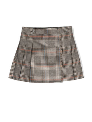 The Owl Checkered Skirt A22GN177W3052