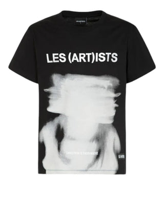 LES (ART)ISTS T-shirt Direction Is Everywhere 24FWLATS723 Colore Nero