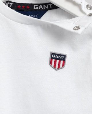 Gant T-shirt girocollo con logo frontale 505151