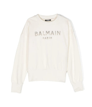 Kurzes Balmain-Sweatshirt BT4B60-F0061