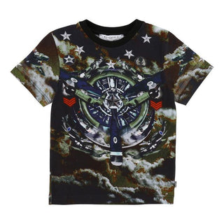 Givenchy T-Shirt mit Rundhalsausschnitt und Aufdruck H25037