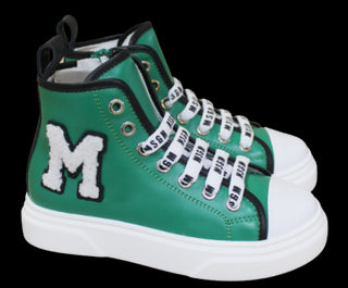 MSGM Sneakers  72524 con lacci e zip