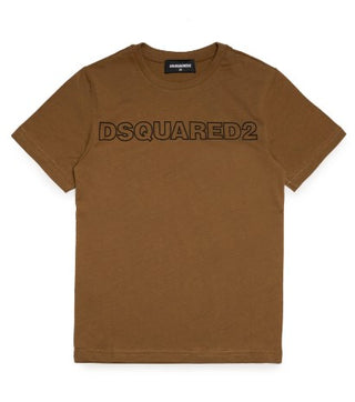 Dsquared2 T-shirt girocollo con logo stampato DQ1757-D00MV