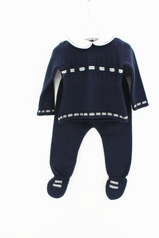 Doctor Kids Two-piece romper dk1051 buttons on the back