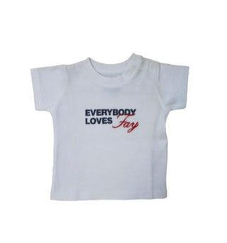 Fay T-shirt girocollo con logo e stampa U98351-U1540