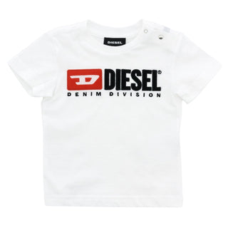 Diesel Crew Neck T-Shirt with Front Logo 00K1YW-00YI9