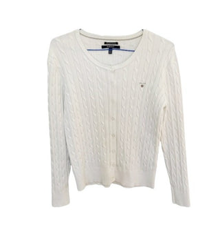 Gant Maglia Cardigan 684002 In Cotone Con Logo