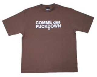 Comme des Fuckdown T-shirt girocollo con logo CDFU1762