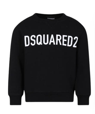 Dsquared2 Felpa girocollo con logo DQ2009-D0A4D