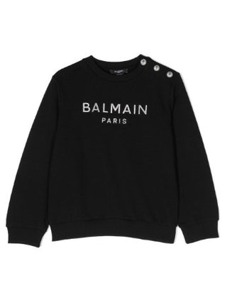 Balmain Sweatshirt Rundhals-Sweatshirt bs4a00