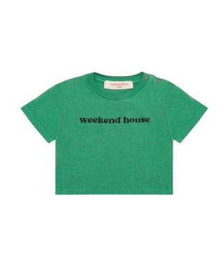 Weekend House Kids T-Shirt mit Rundhalsausschnitt und 837-Logo