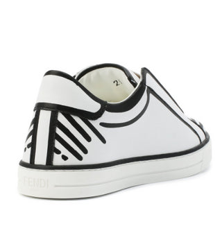 Fendi jmr348 slip-on sneakers with elastic