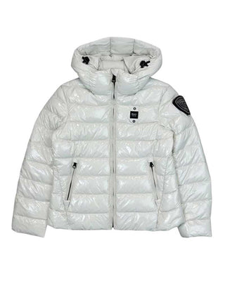 Blauer Halsey 24WBLGC02509 Wattierte Jacke mit Kapuze 