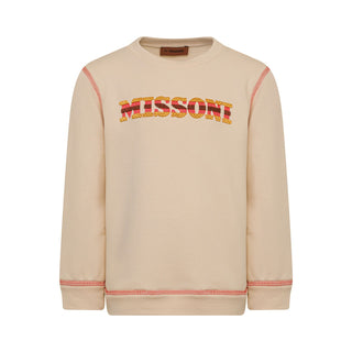 Missoni Felpa girocollo con logo ricamato MU4P60-Z0081