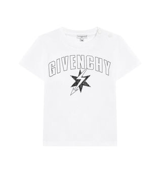 Givenchy T-Shirt mit Rundhalsausschnitt und Logo H05072