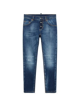 Dsquared2 Unisex-Röhrenjeans DQ1552-D0A2Q