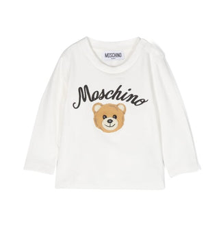 Moschino T-shirt girocollo con stampa MQO00E