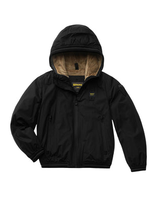 Blauer Cedric Junior Jacket 24WBLKC11499 With Fur Inside