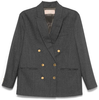 Elisabetta Franchi Giacca blazer doppiopetto EFGC055.0