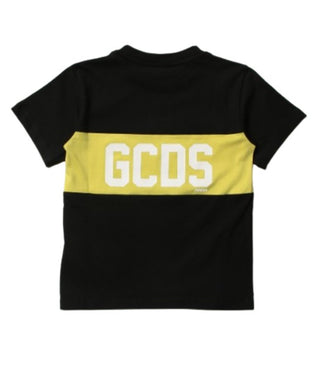 GCDS T-shirt girocollo con logo frontale DMM005