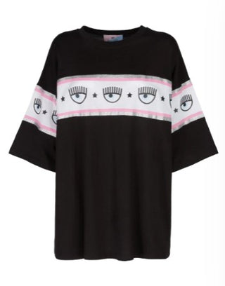 Chiara Ferragni T-shirt girocollo con simbolo 71CBHF01