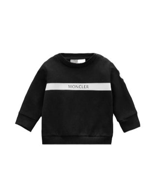 Moncler Sweatshirt mit Rundhalsausschnitt und Logo 8M7772080996