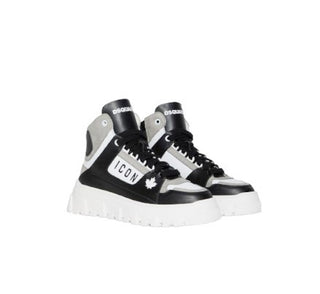 Dsquared2 72409 Stiefelsneaker mit Schnürsenkeln und Reißverschluss