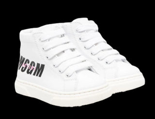 MSGM Sneakers 72465 mit Schnürsenkeln und Reißverschluss