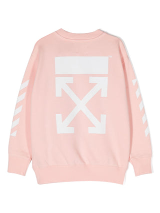 Off-White-Sweatshirt mit Rundhalsausschnitt OGBA001F23FLE0013001 und Logo-Print